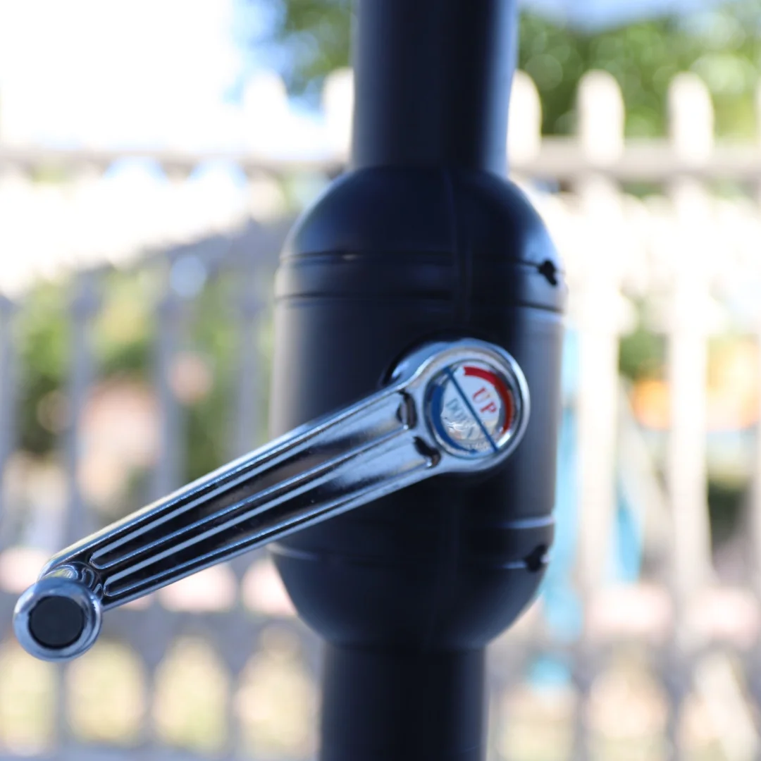 Twin Sunshade Promotion Garden Waterproof Straight Umbrella Custom Logo Patio Parasol Umbrella Outdoor