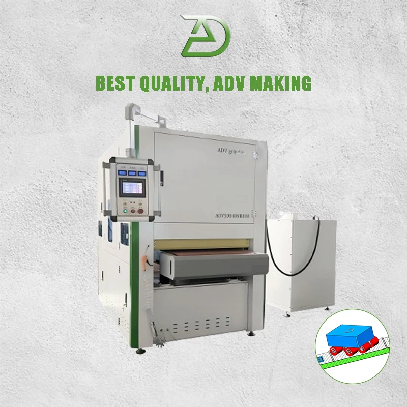 Automatic Metal Sheet Stainless Steel Flat Sheet Deburring Polishing Machine for Remove Dust