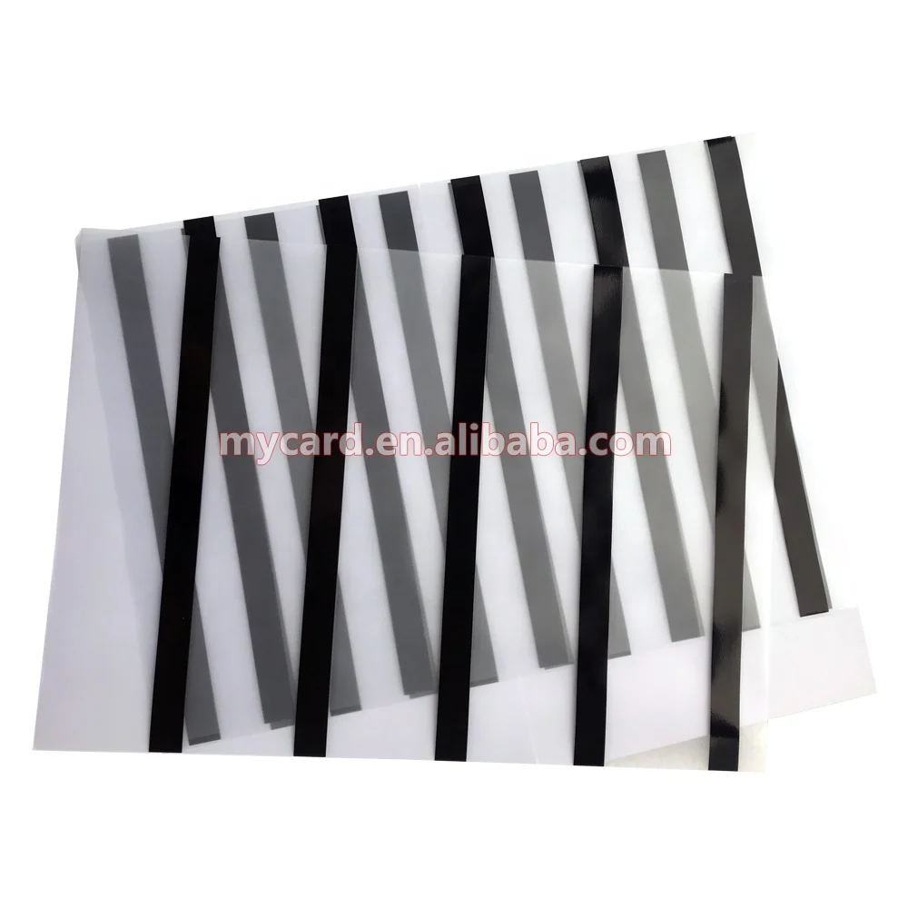 Good Quality Hico Magnetic Stripe laminate Sheet for PVC Card Laminating