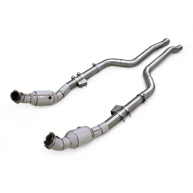 COC With Cat Downpipe 200-300 Cell For Mercedes-Benz CLS550 4.7 2012-2016 SS304 Exhaust Downpipe Exhaust catalytic converter