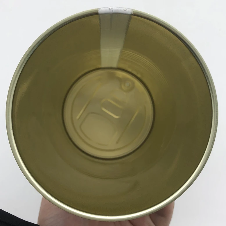 Customized Standard Empty Round Tin Can Size food grade Tin Cans For Nutrition Powder ketchup Packaging Empty Tin Cans