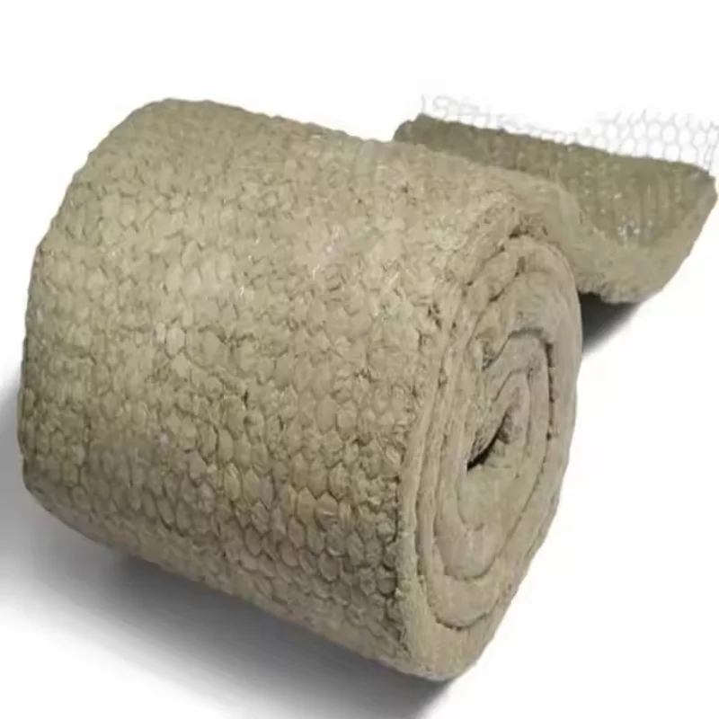 Mineral wool insulation felt rock stone wool roll for roofing insulation