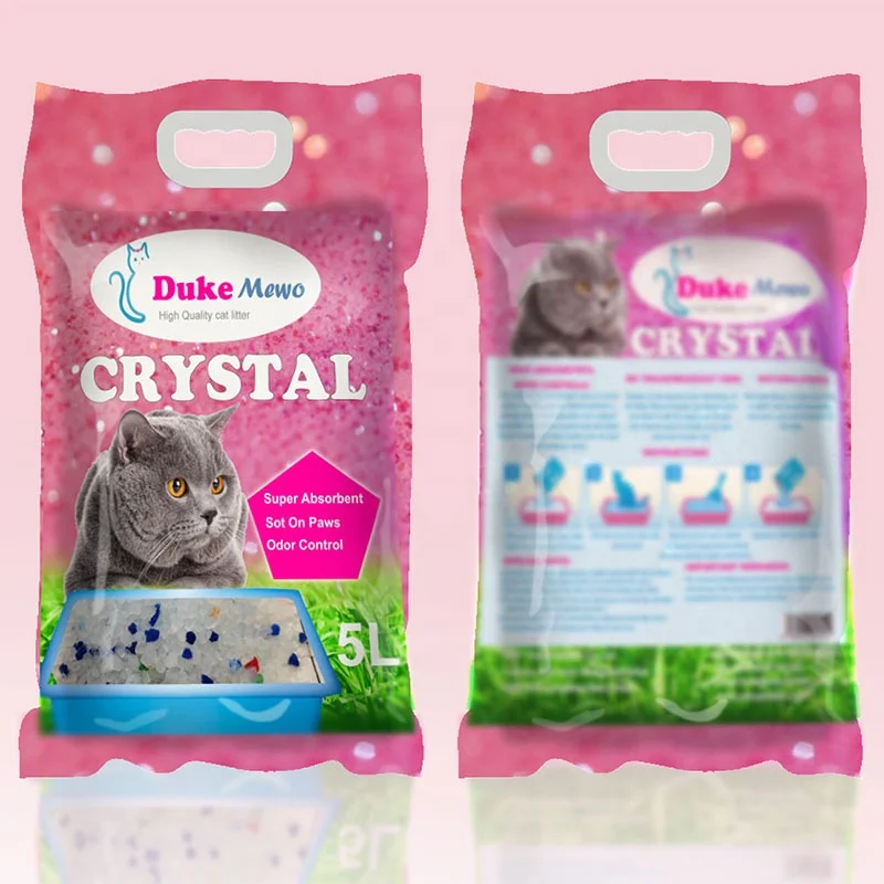 Бесплатные образцы Duke Meow силикагель кошачий наполнитель 5 л превосходный контроль запаха и стойкая свежесть