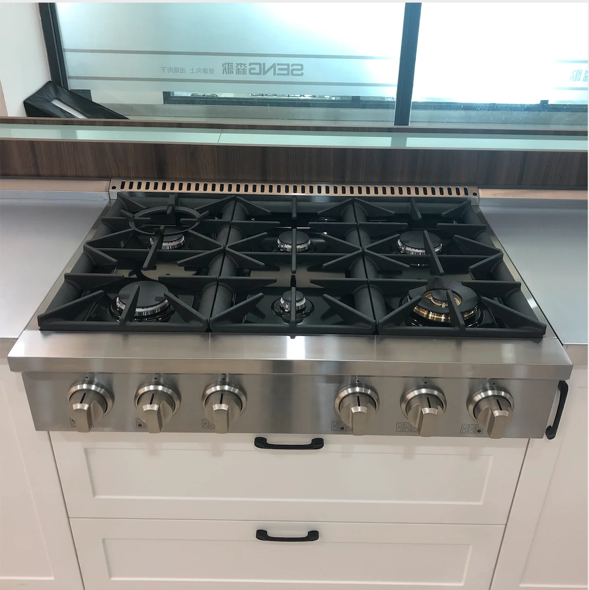 home kitchen appliance 30/36/ 48-Inch stainless steel Professional build in gas stove