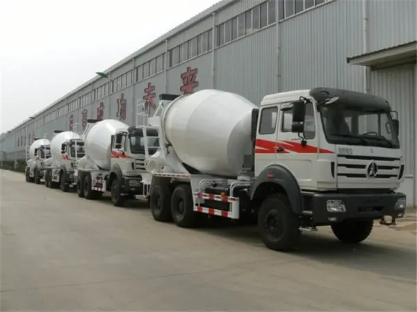 North 6x4 12cbm Concrete Mixer Truck Beiben Mixer Truck