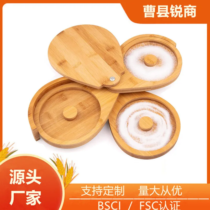 Home wood cutting board Square cutting board with foot height Solid wood breadboard Kitchen fruit cutting board BSCI