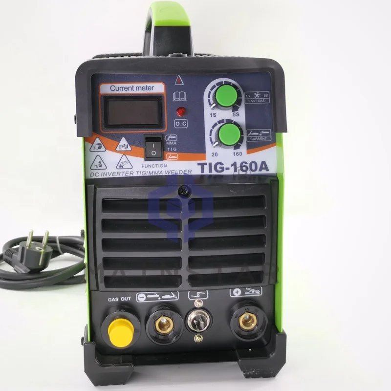 Factory Price Tig Welding Machine 160 a DC Inverter 110V 220V Tig MMA Stick Welder WS200S