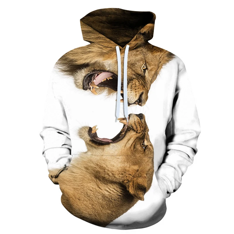 Lion King gaze pattern 3D Sublimation Sweater