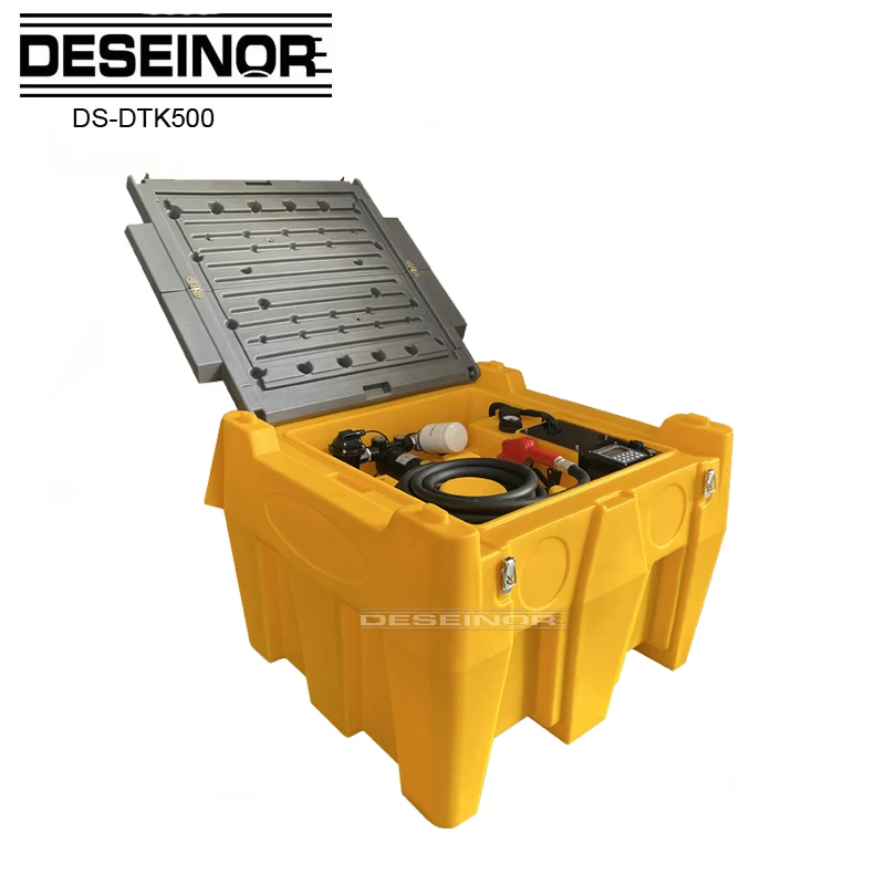 China 500 L  Portable Diesel Storage & Dispensing Tank with doble Pump