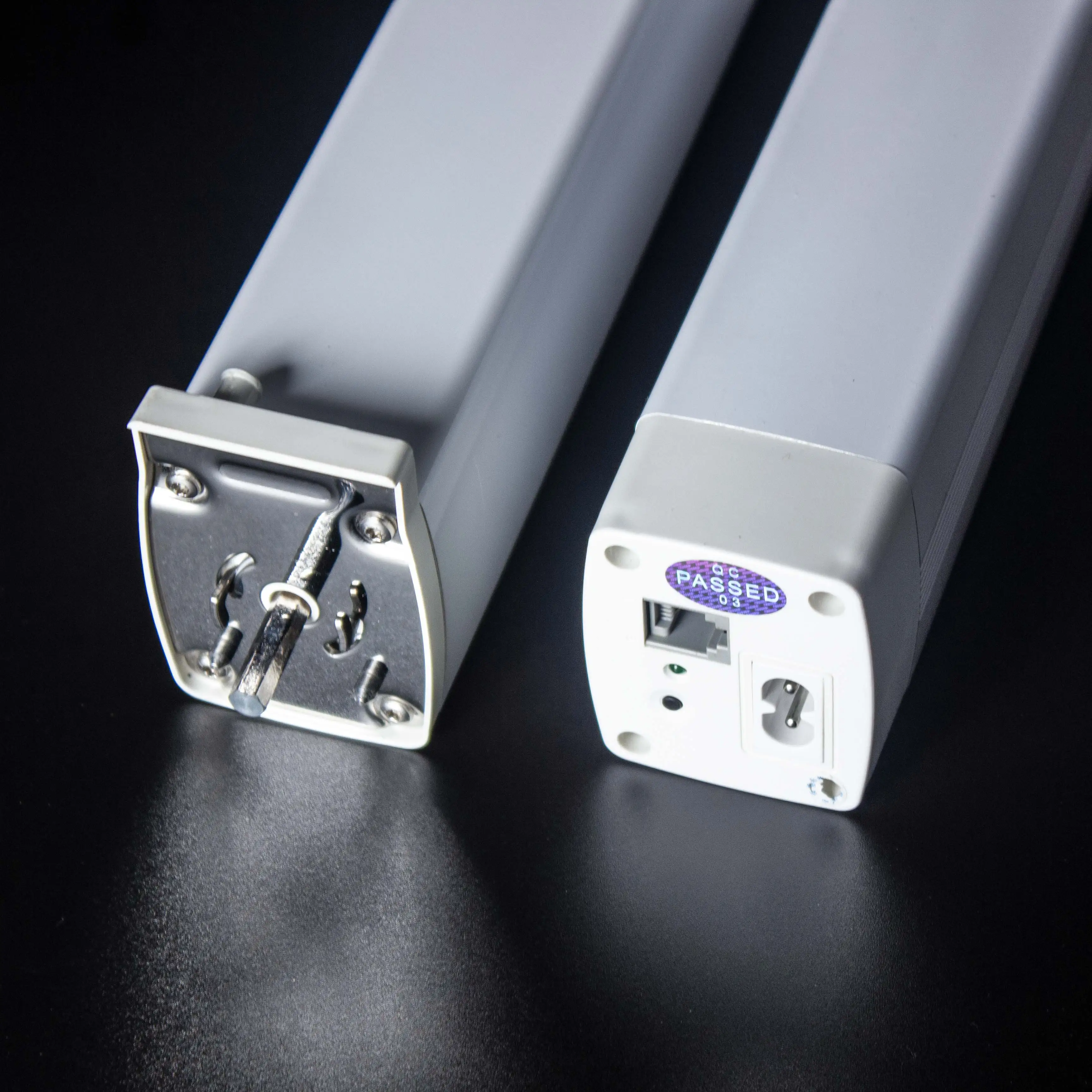 KECO electrical curtain system with curtain motor KA60A-QT by remote controlling and plugging to outlet AC100-240V