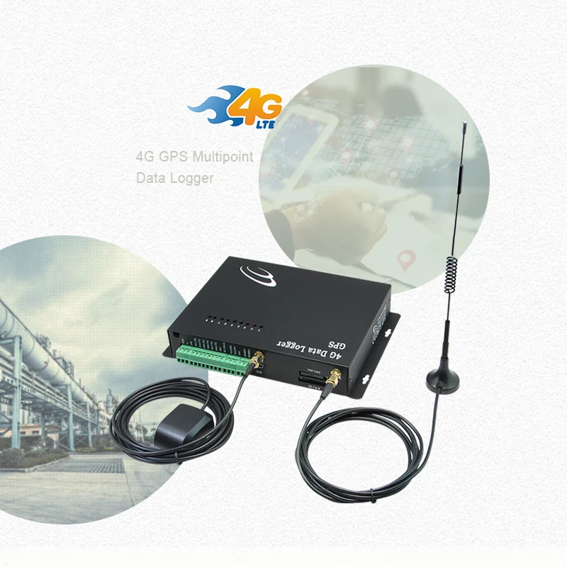 High sensitive Real Time gprs Multipoint 4g gps Data Logger alarm system gprs