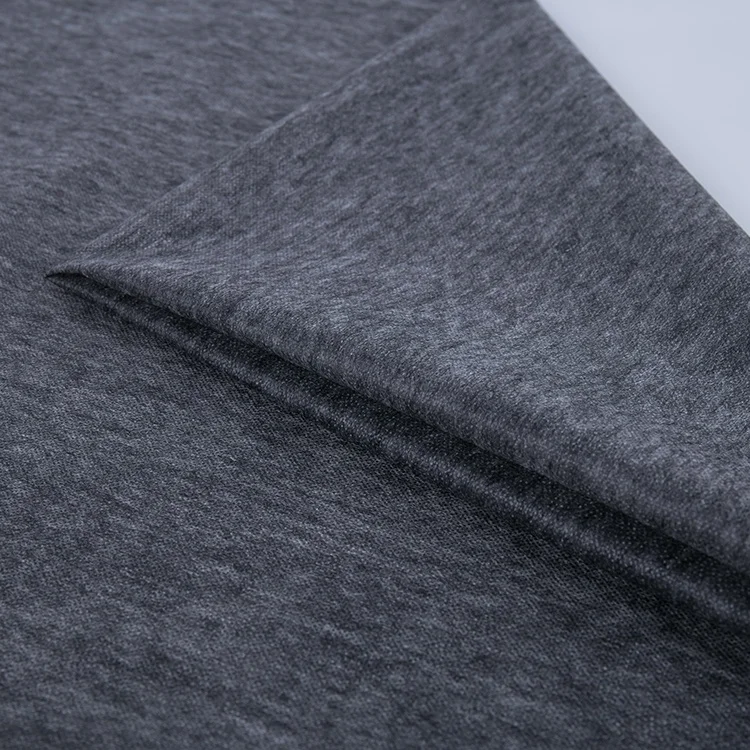 Factory nonwoven gum stay dot fusing interlining thermal bond double dot interlining for sale