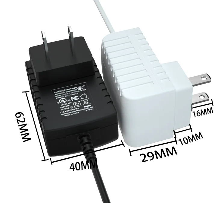 CE GS UL PSE KC SAA CB certification EU US UK Japan 3v 5v 6v 9v 10v 12v 24v 1a 2a 3a 4a 1.5a 2.5a AC DC power adapter for TV Box