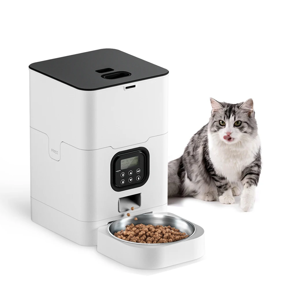 Smart Automatic Pet Feeder with 4L Capacity Pet Products Dog Cat Automatic Feeder Smart Feeder
