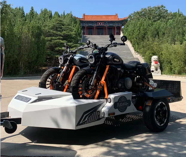 Off-Road Four-Wheel ATV Dump Trailer Steel Motor 4-Wheeler Quad Bike for Farm and Ranch Use for Outdoor Adventure