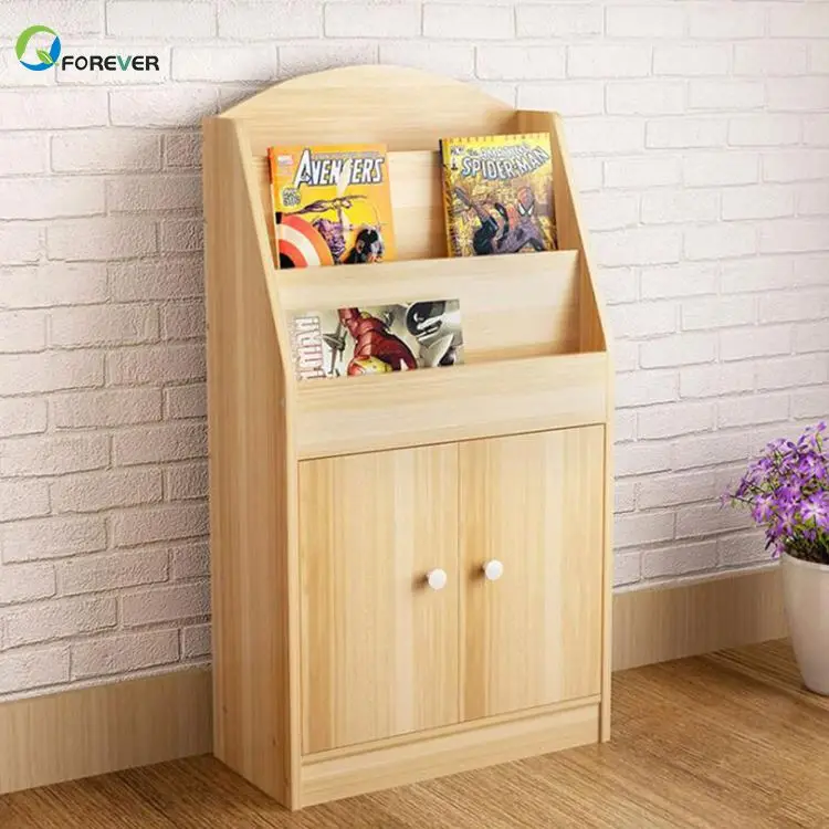 YQ JENMW 2023 New Design Magazine Newspaper Rack Bookshelf With Door