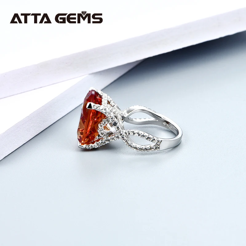  14 карат диаспоры Zultanite Gemstone кольца 100% твердые 925 стерлингового серебра sultanite для женщин