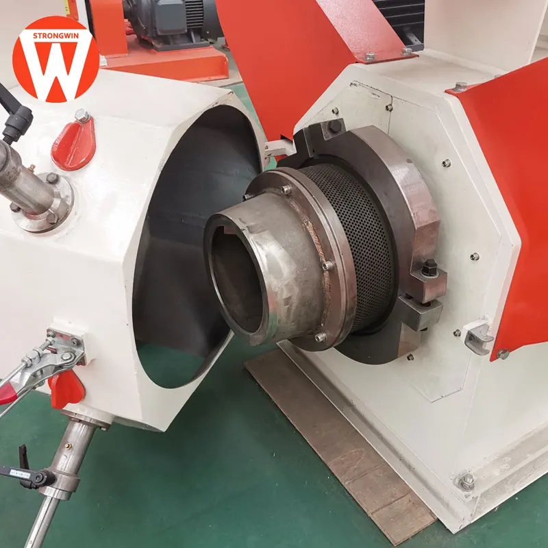 China Strongwin industrial fodder pellet press machine chicken feed pellet making machine to make pellets for birds