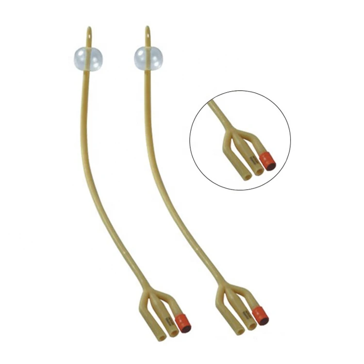 Manufacturer different size medical grade balloon latex foley catheter