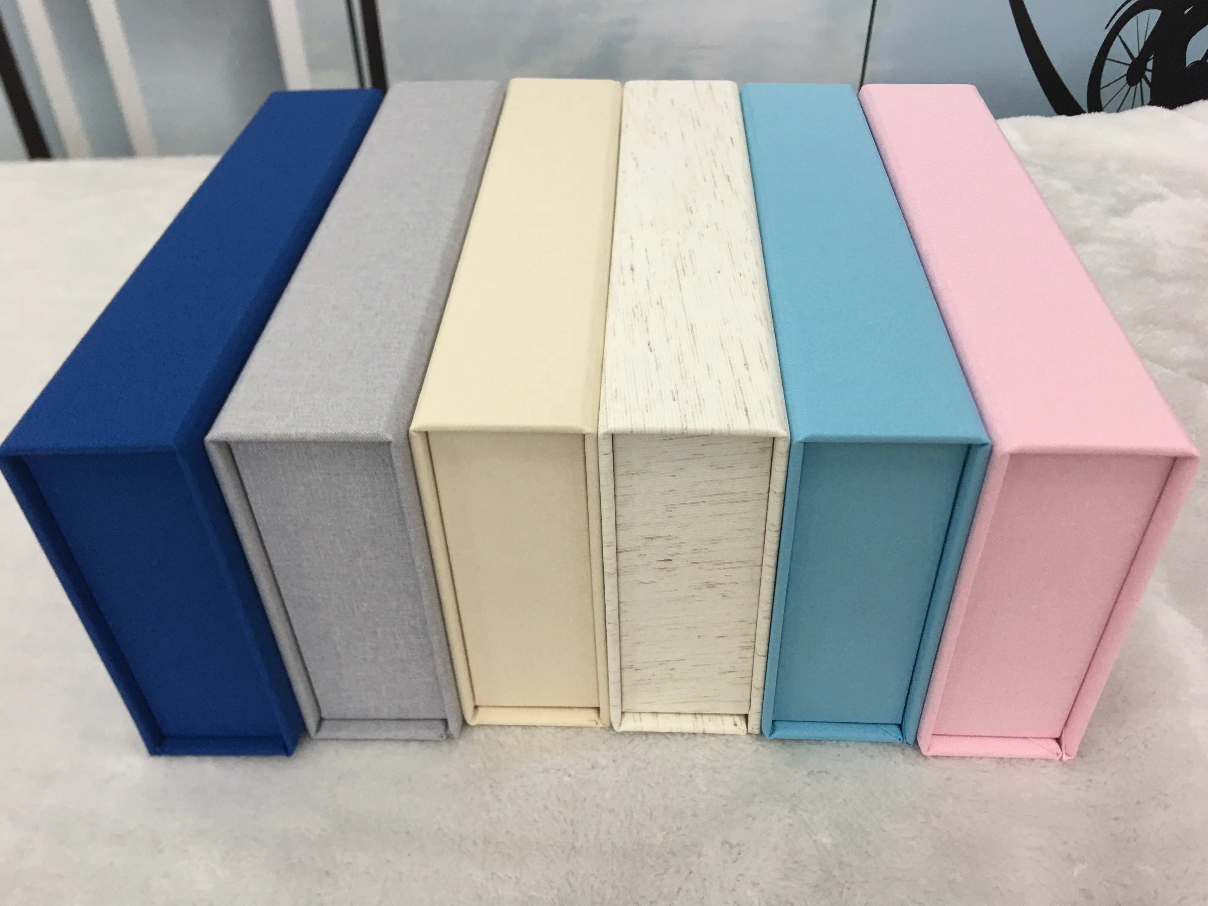 Роскошный свадебный подарок индивидуальный логотип 4x6 дюймов льняной фотобокс USB 3,0 флэш-накопитель 32 Гб 64 Гб