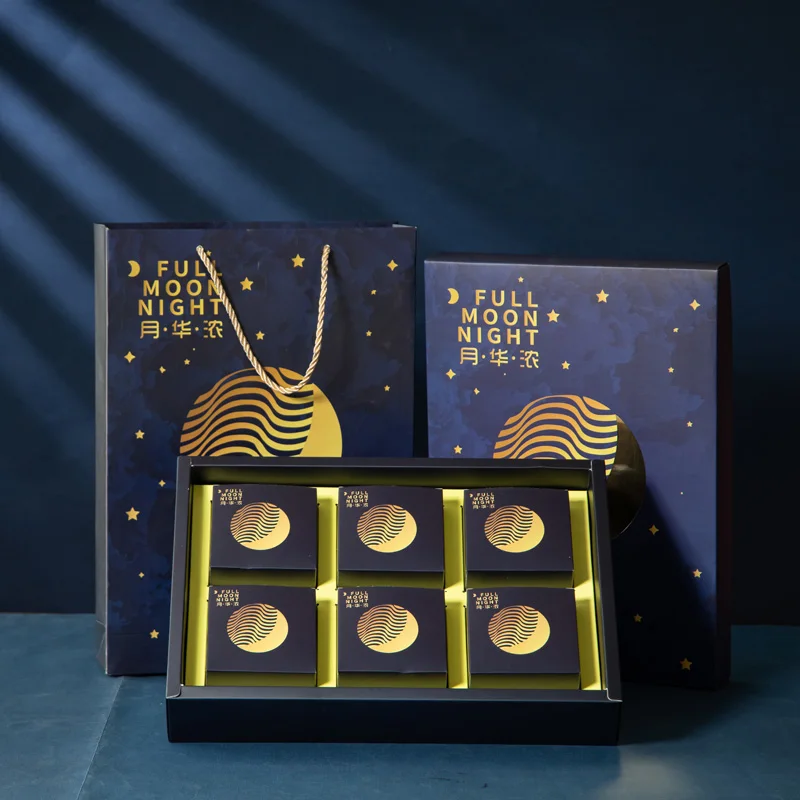 
free shipping KCCB 2020 Boutique high-grade mooncake box Bulk wholesale moon cake boxes Gift Box for Friends 