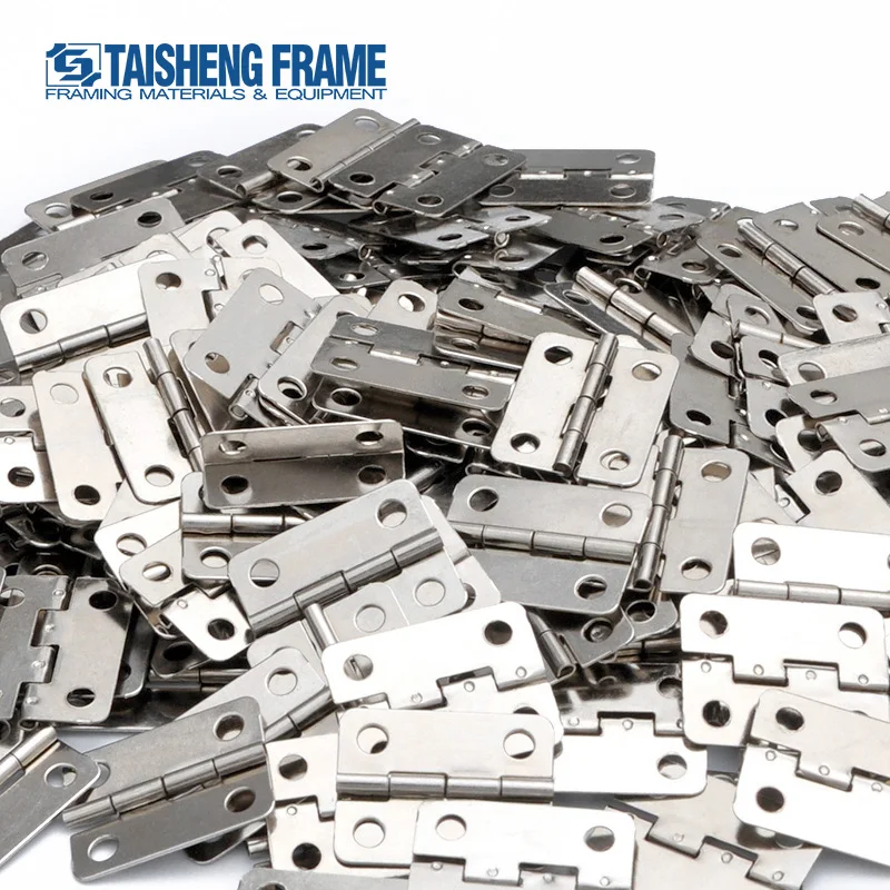 TS-K241  Pack Flush Cabinet Hinge 180 Degree Folding Picture Frame Gift Box Hinge Photo Frame Hardware