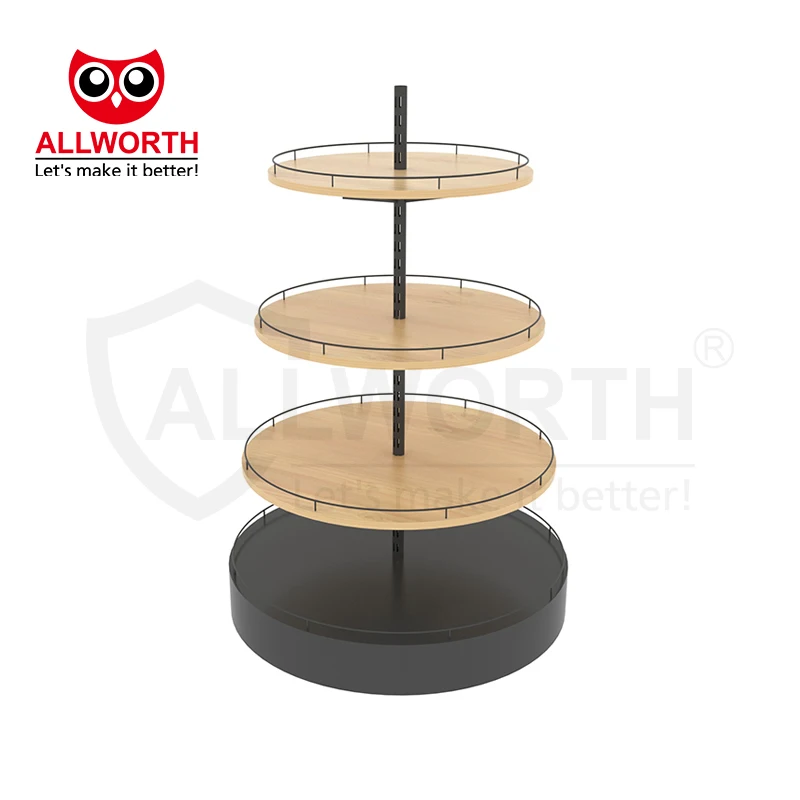 Retail Display Stand Movable Shop floor spinner display rack sock display rack