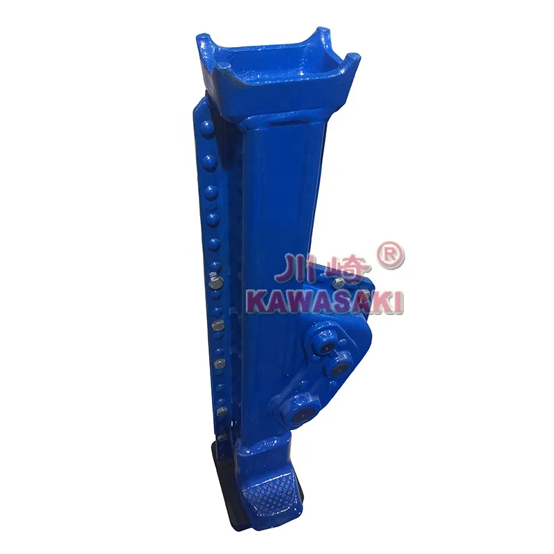 Kawasaki accept customized of 1.5ton wall mounted Rack & Pinion Jack 3ton