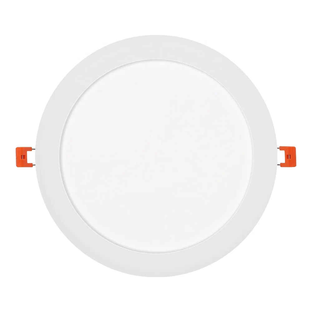 Custom Recessed LED Panel Downlight 6w 12w 18w 24w 30w DIP Switch Tri Color Round Square 4 Inch 6 Inch SMD LED Panel Light