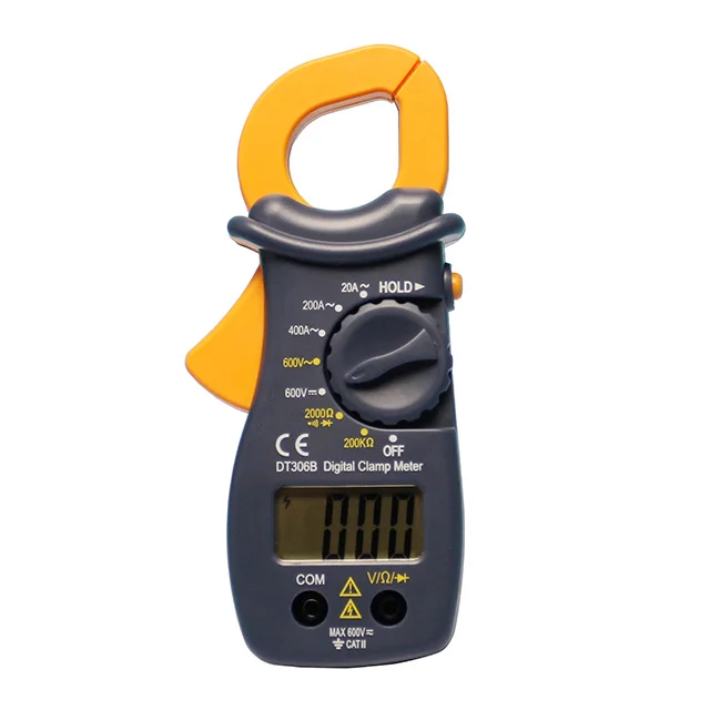 Voltage Mini Digital Clamp Multimeter Meter Current AC/DC Voltage Resistance Capacitance Frequency Tester Detection