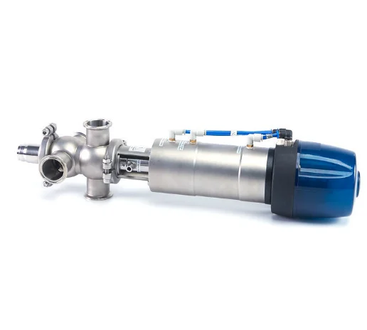 Dairy brewry drink SS304 DN50 food grade liquid diversion valve, stainless steel sanitary mixproof valve