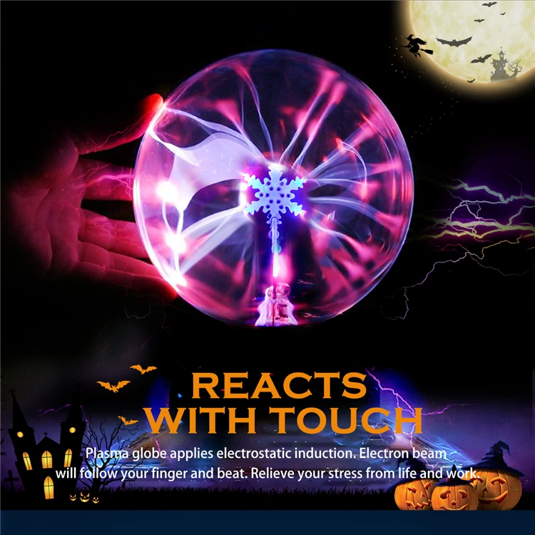 Creative Magic Plasma Ball Touch Sensitive Gift Lamp Light