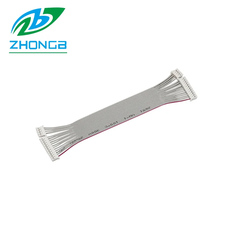 multicolour ribbon cable pitch 2.54mm flat ribbon cable