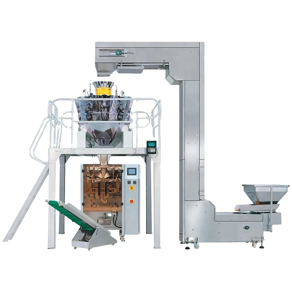 Chips packing machine with nitrogen packing machine automatic 1KG food packing machine