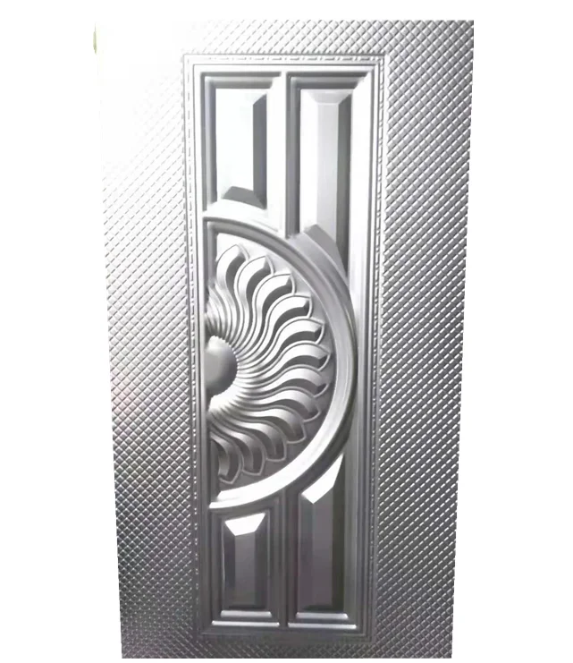 Cold rolled steel door plate new design metal door skin plate