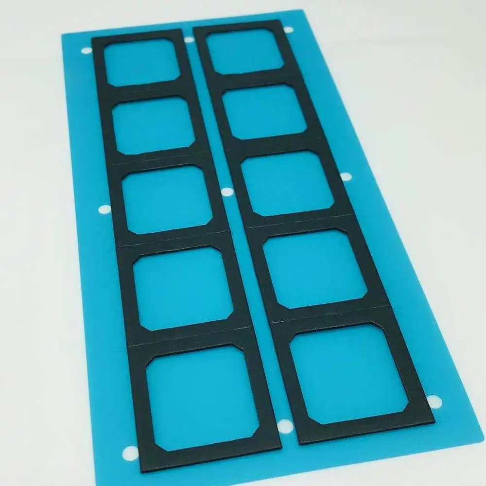 Adhesive waterproof conductive EMI shielding emf gasket