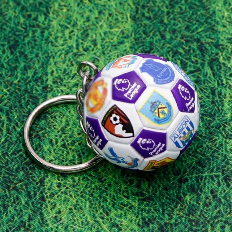 2022 High quality sport event gifts National flag key ring football club keychain soccer key chain keyring