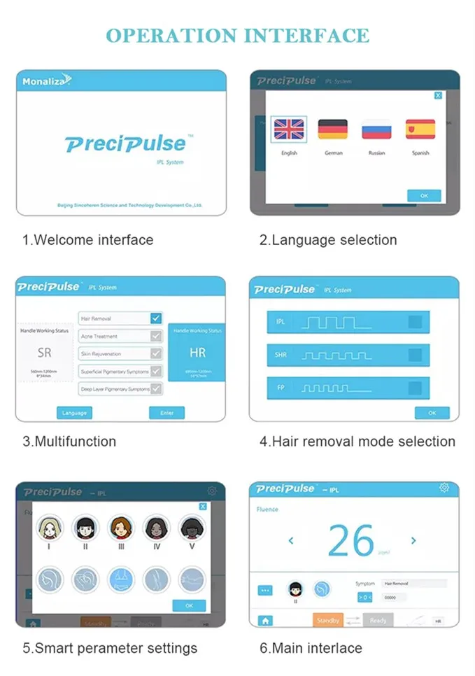 Factory price multifunction IPL machine laser hair removal longest lasting life three years warranty