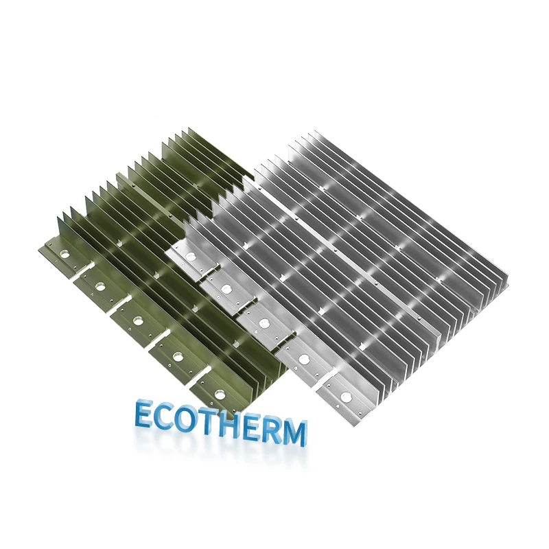 Factory Customized Green Square Radiator Aquarium Light High power Aluminum Extrusion Heatsink