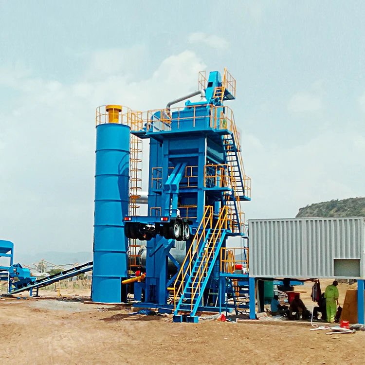 Factory Price Mini Asphalt Mixing Plant Mobile 80t for Sale