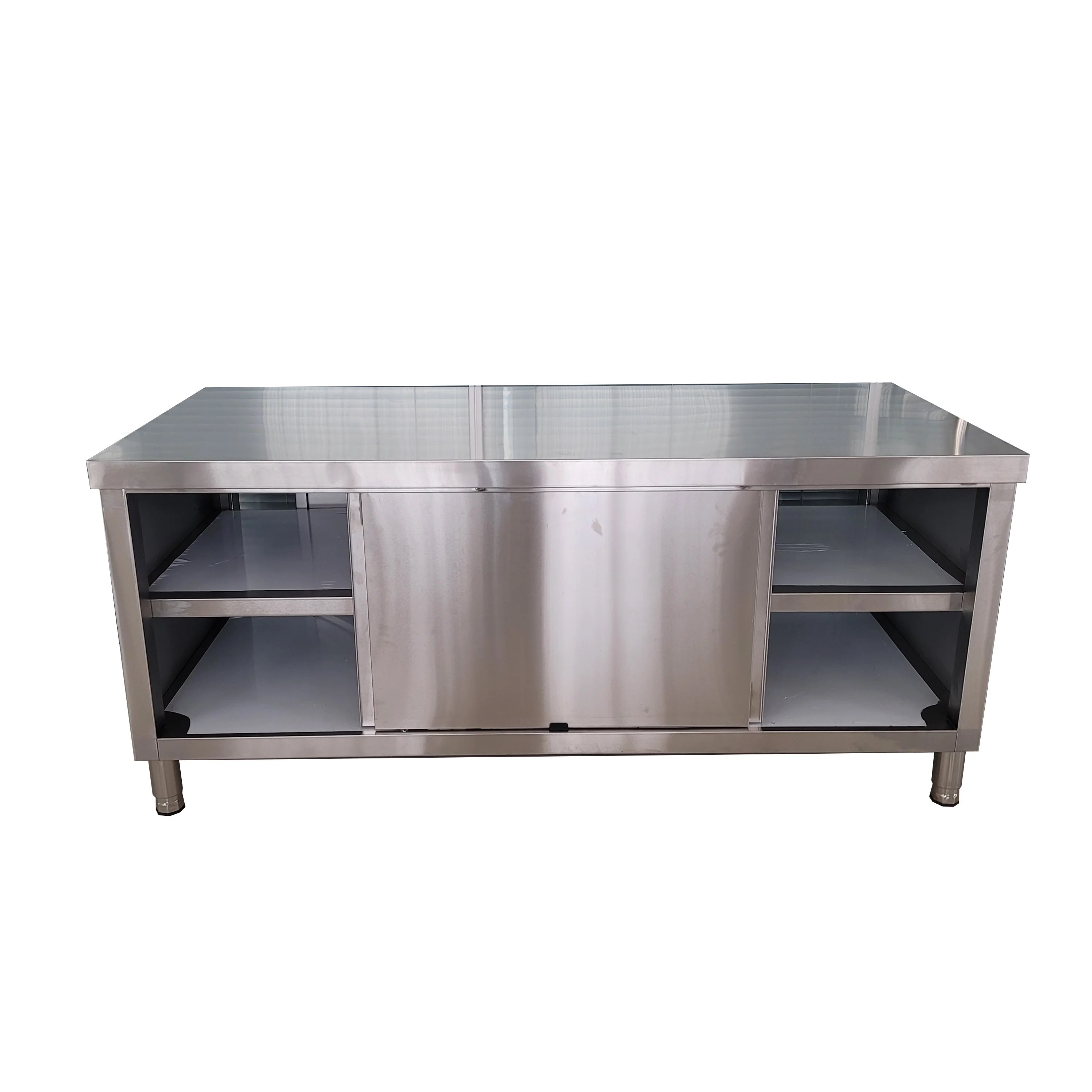 restaurant commercial kitchen equipment stainless steel hot cupboard storage kitchen worktable cabinet