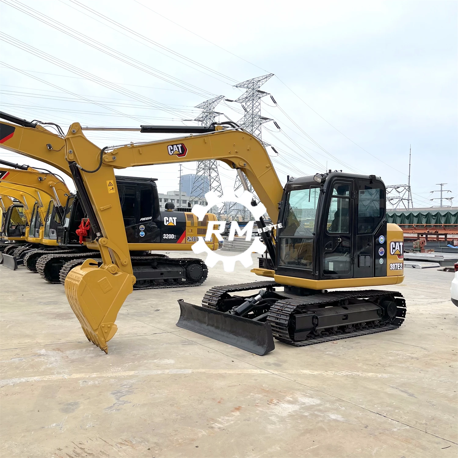 Запчасти для 307 Peugeot оригинальный мини-экскаватор cat306 cat307E2 Подержанный маленький экскаватор кошка 307E2 аксессуары peugeot