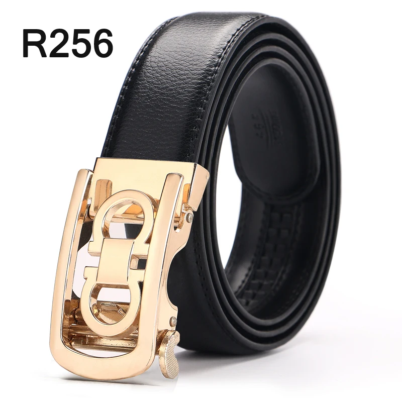 
Мужской деловой подарок Высококачественный ремень из натуральной воловьей кожи Роскошный кожаный ремень 