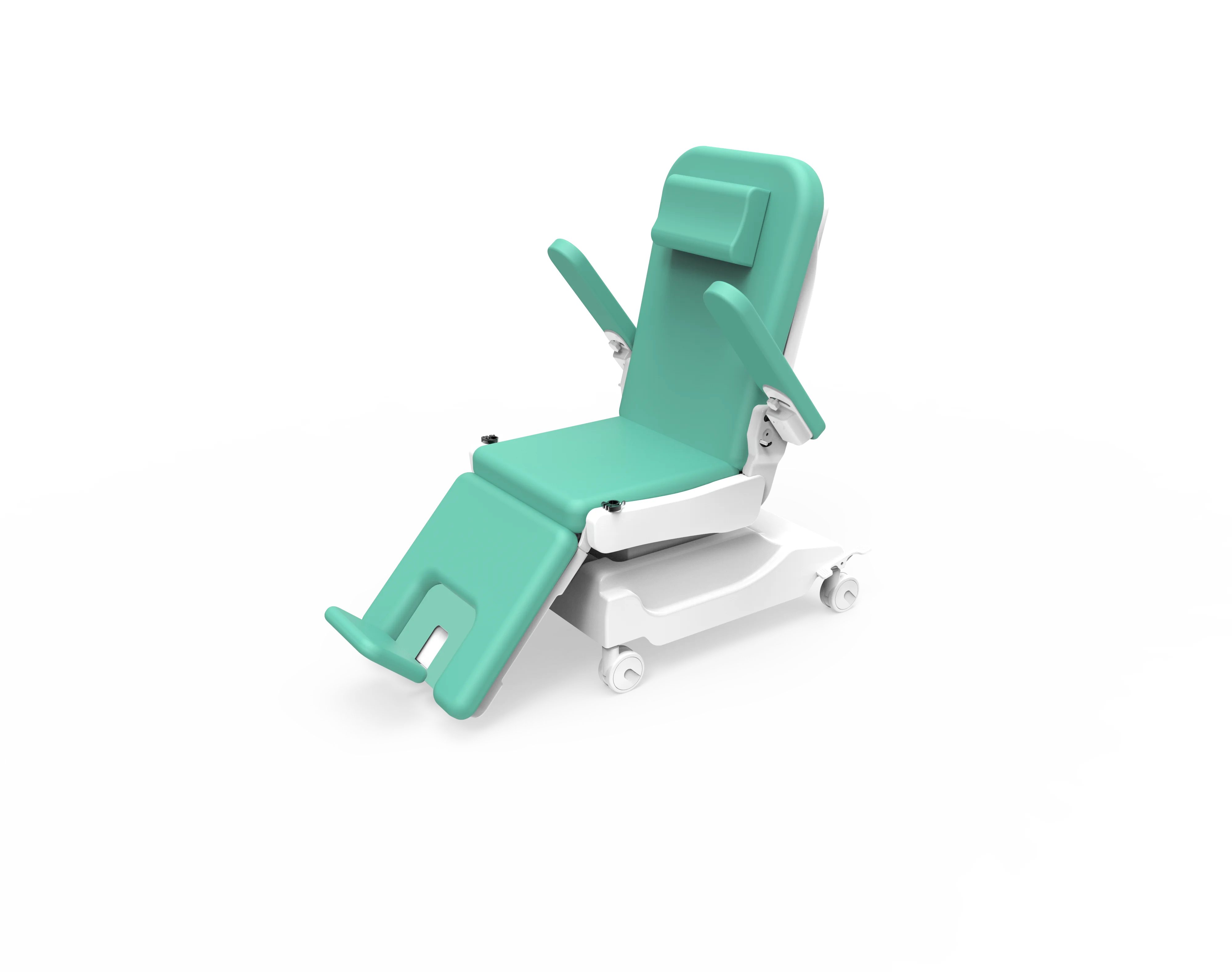 PY-YD-410 Height-adjustable Reclining Chemotherapy Hemodialysis Chair with Footrest