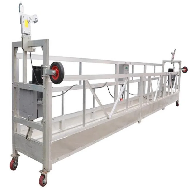 Single suspended platform  Electric Powered Suspended Construction Platform for Construction Materials and Man Lifting