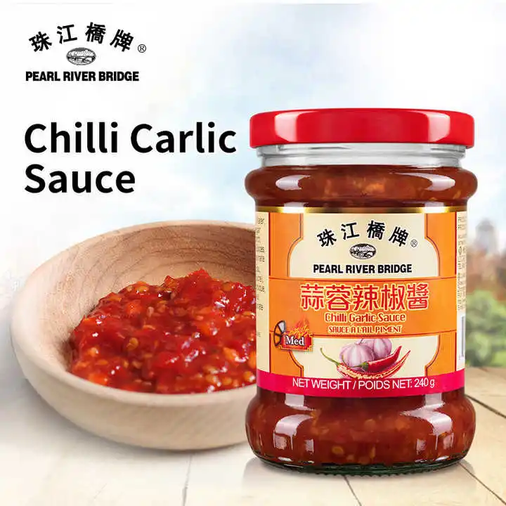 Chinese Factory Wholesale Bulk bottle packaging private label custom Chilli Garlic Sauce