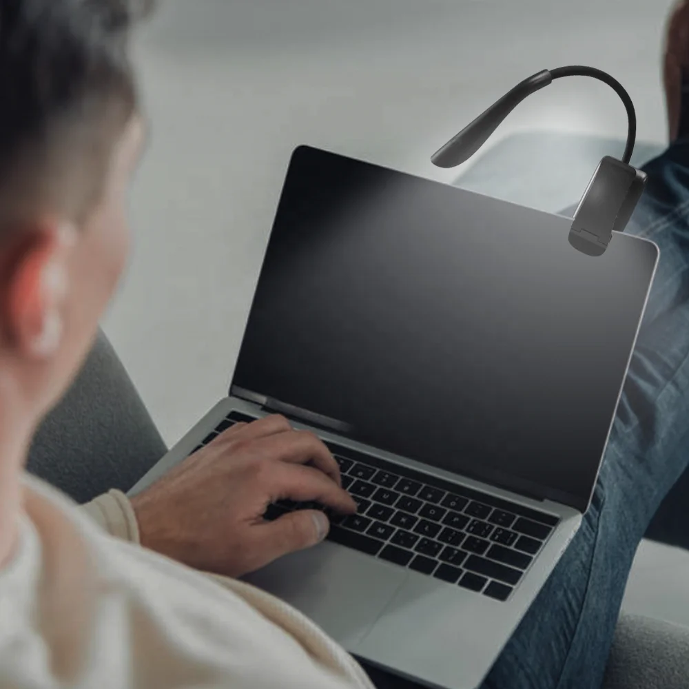 3A Portable Flexible Eye Care Clip Book Reading Light  Simple Clip On Reading Book  light