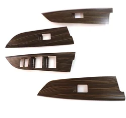 Car Decoration Accessories Wooden Dashboard Panel Dashboard Cover Interior Door Trim For 2016-2020 land cruiser