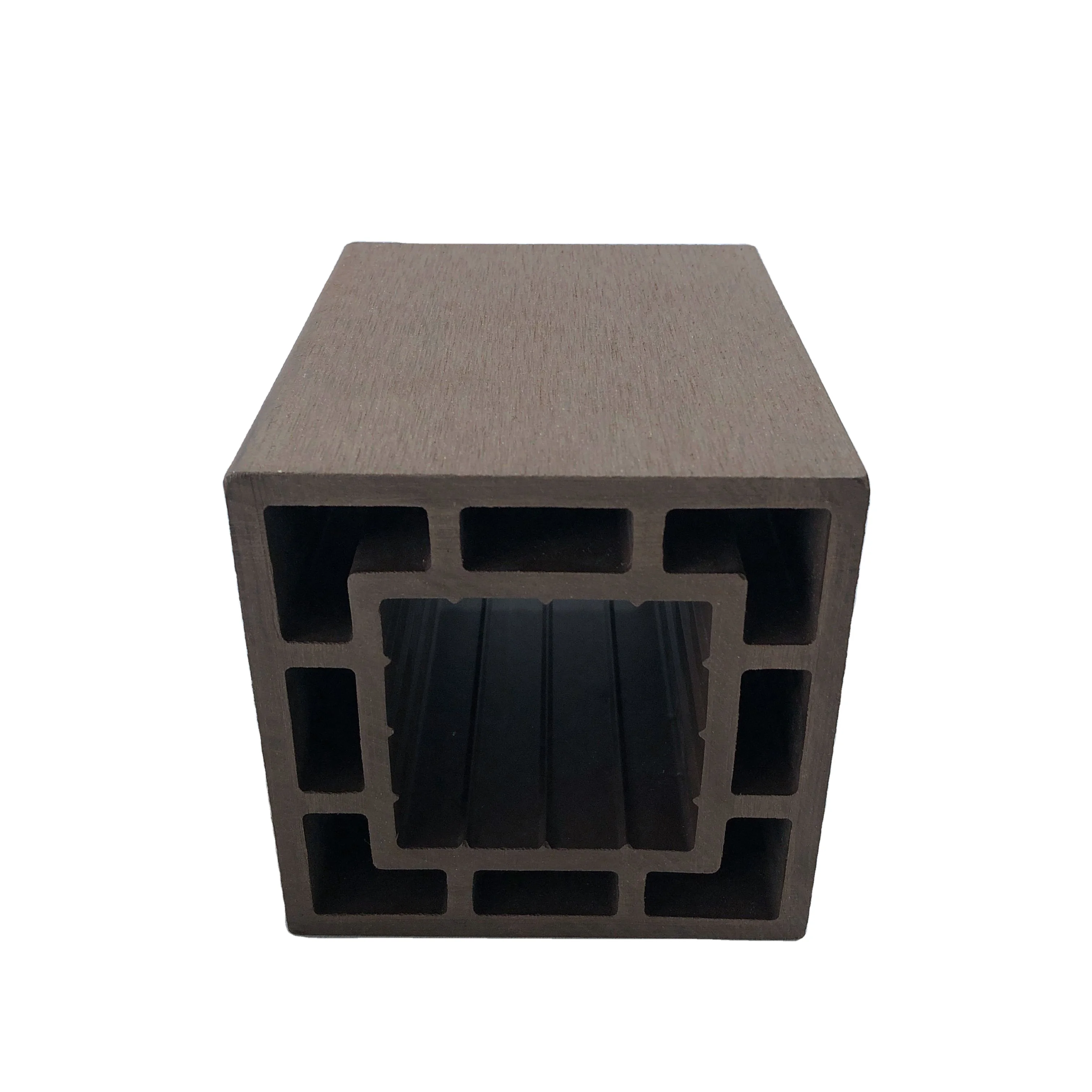 WPC outdoor square timber tube  WPC Exterior handrail WPC railing