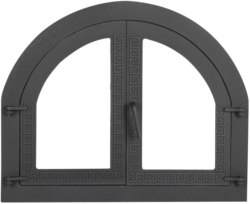 Cast iron outdoor fireplace door wood burning stove door
